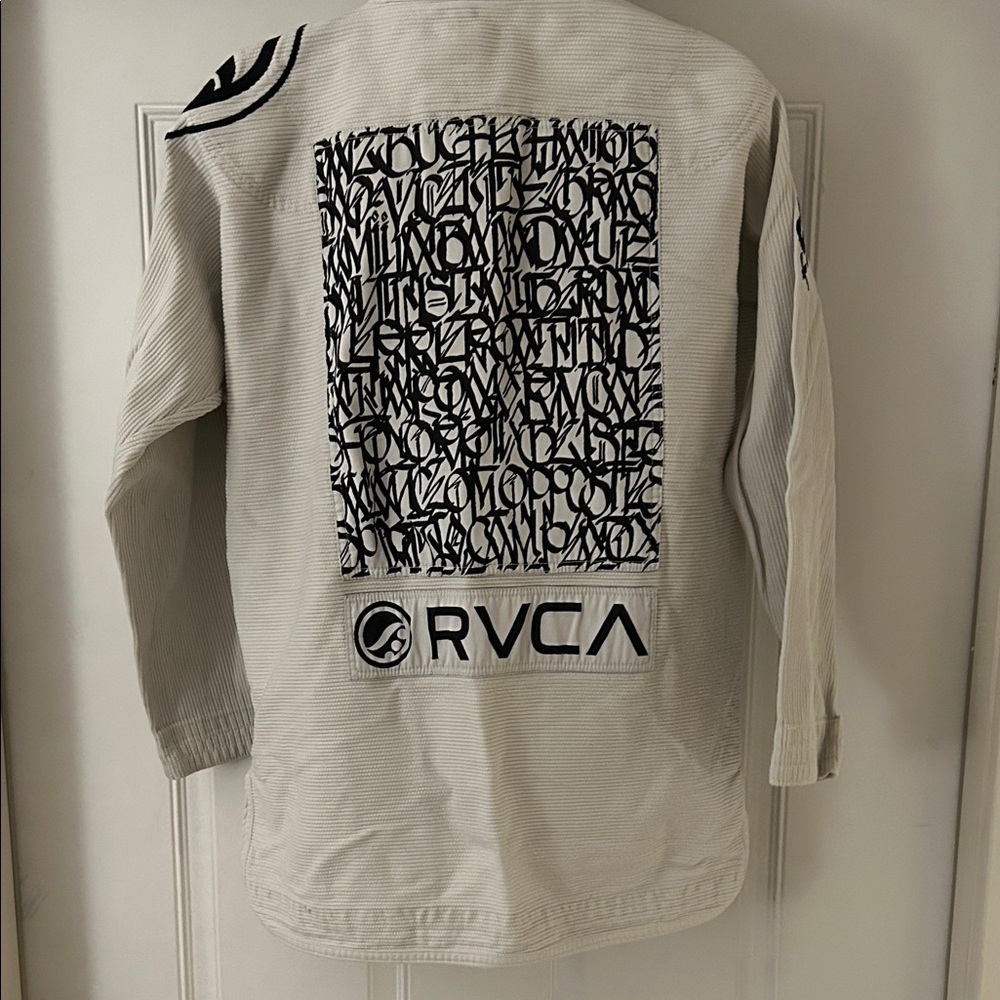 RVCA White Martial Arts Gi with Black Accents - Picture 2 of 4